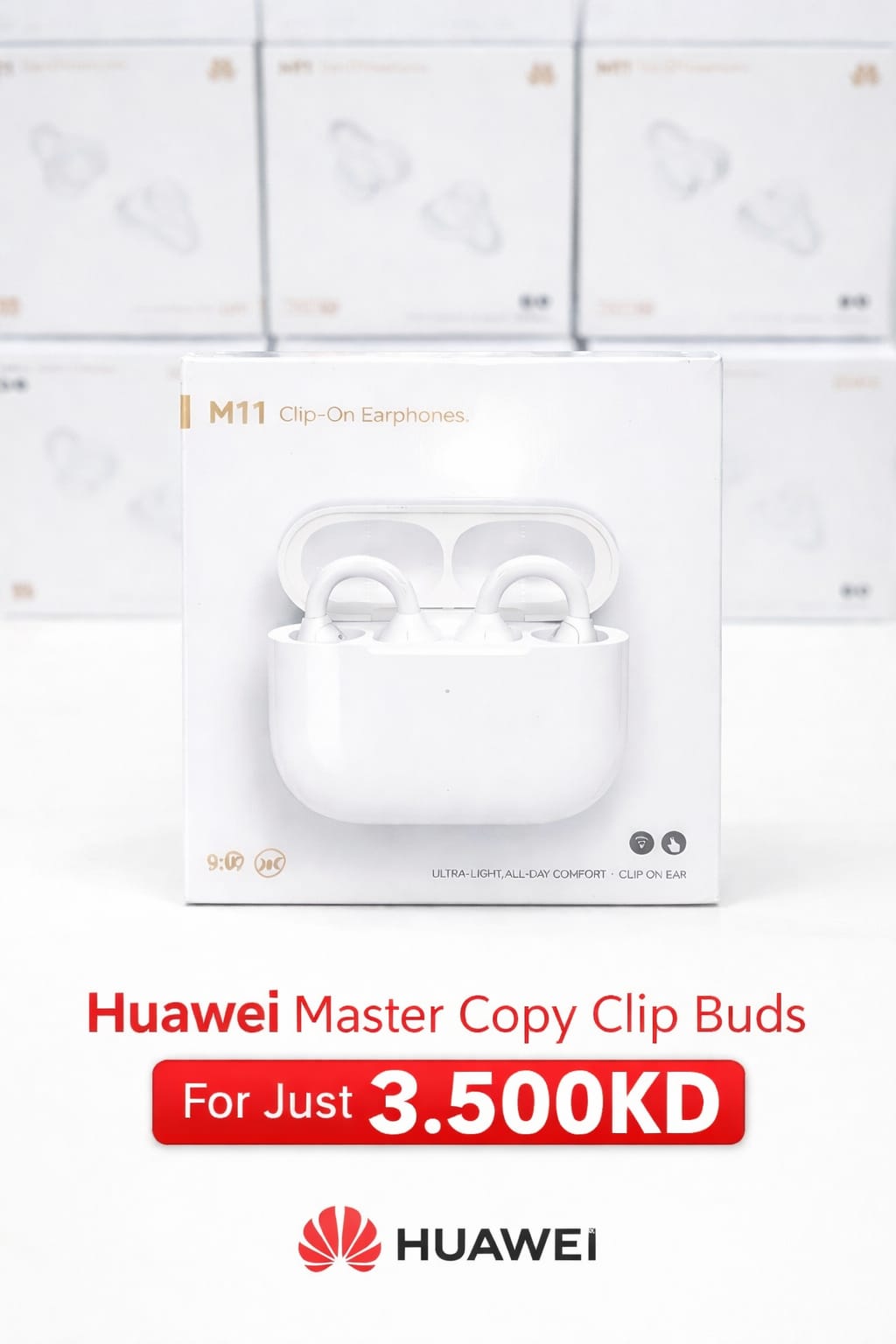 M11 Clip-On Earphones