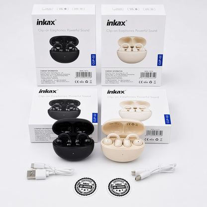 Inkax Clip-On Earbuds (CUP-02)