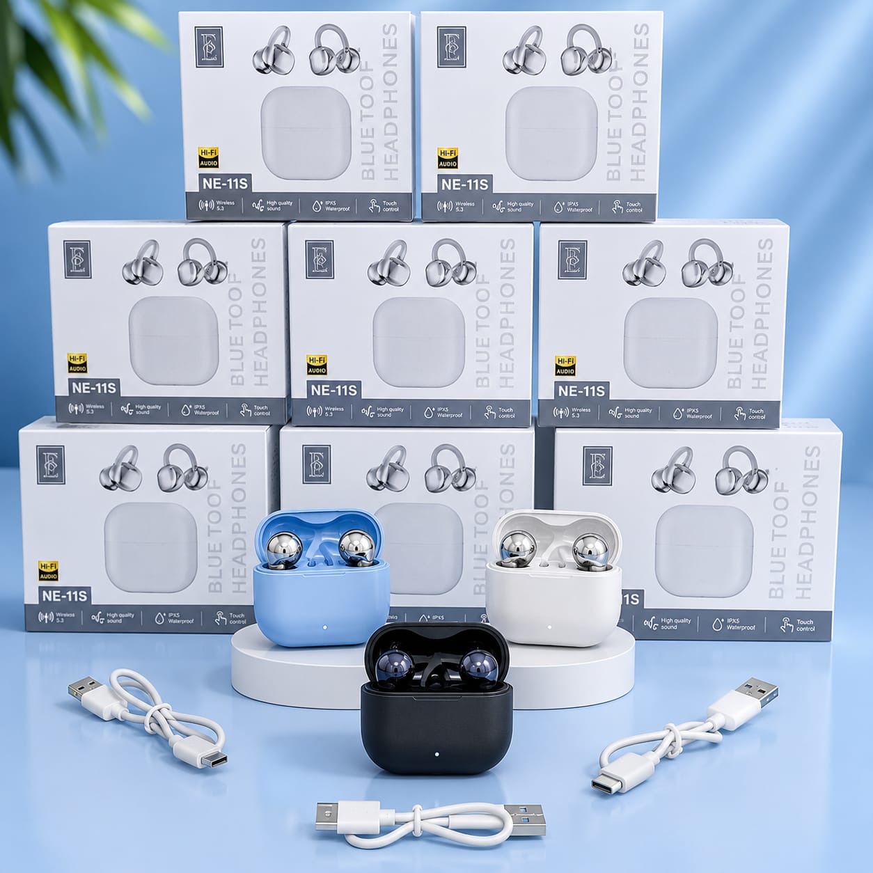 NE-11S Bluetooth Clip Earbuds