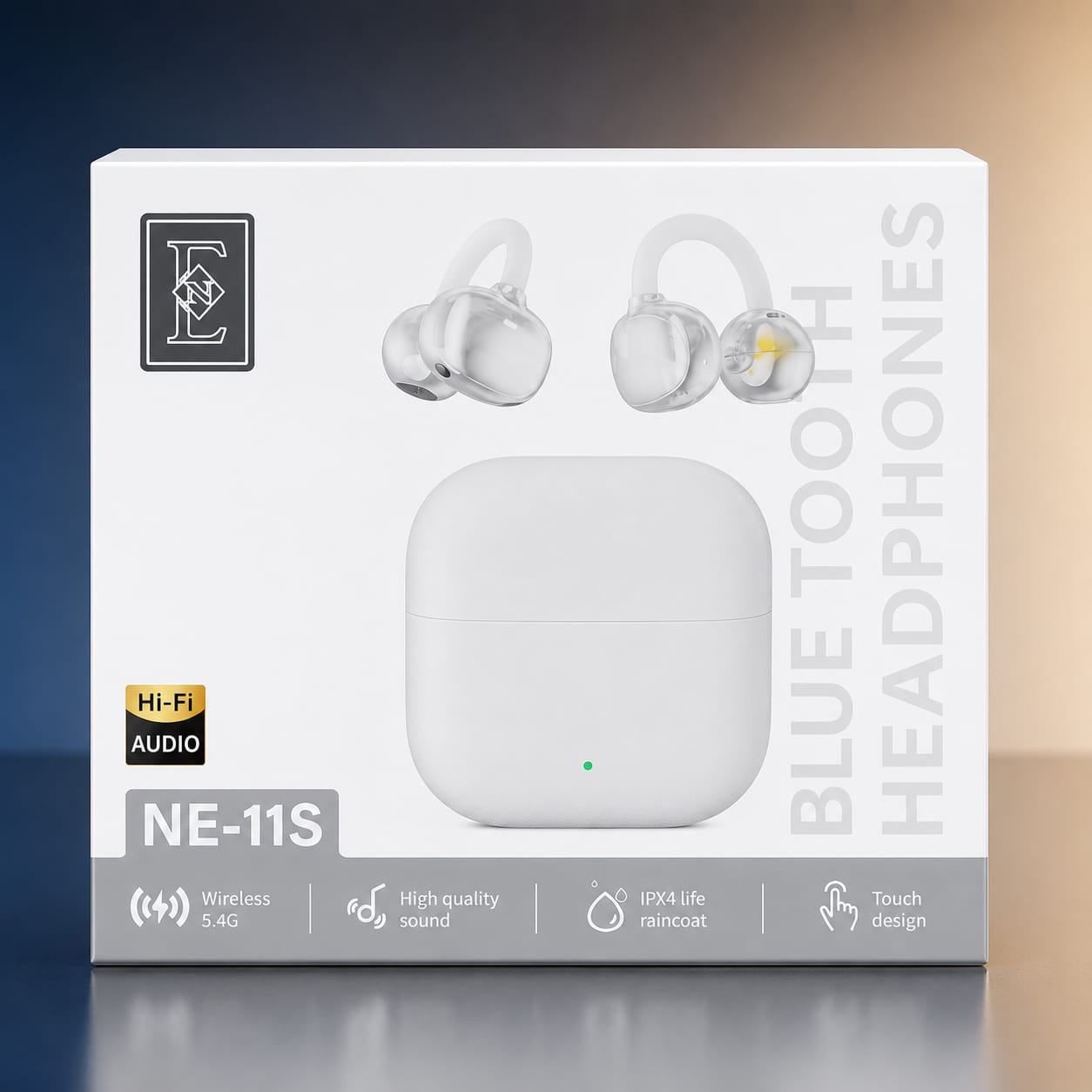 NE-11S Bluetooth Clip Earbuds