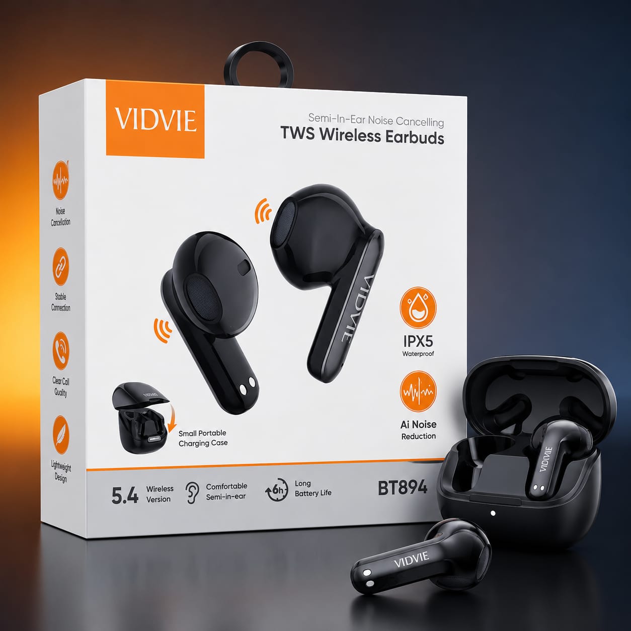 VIDVIE BT894 TWS Wireless Earbuds
