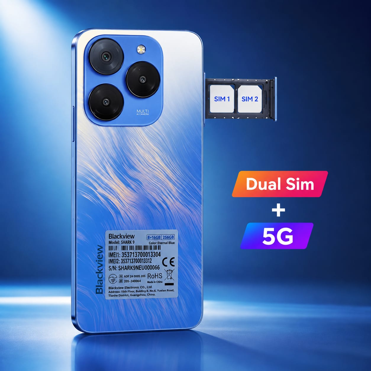 BLACKVIEW SHARK 9 – 5G Smartphone