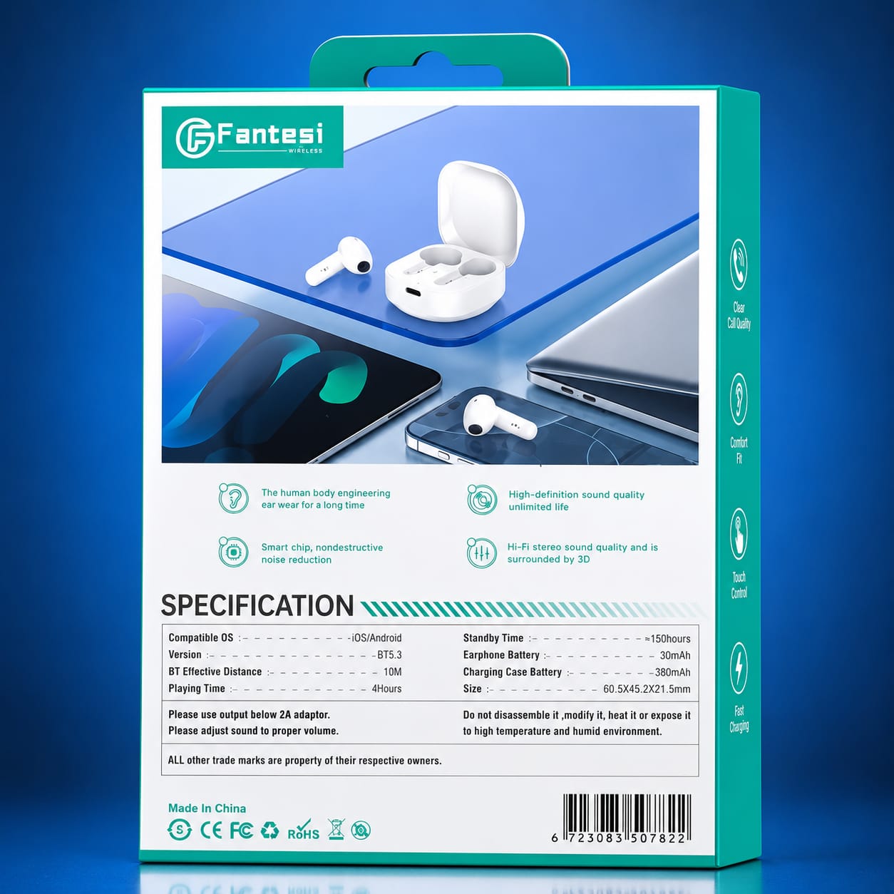 Fantesi G18 Pro Wireless Stereo Earbuds
