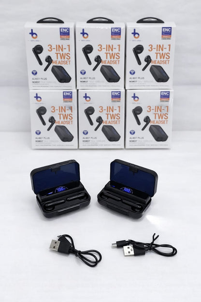 ALB07 PLUS – 3-IN-1 TWS HEADSET