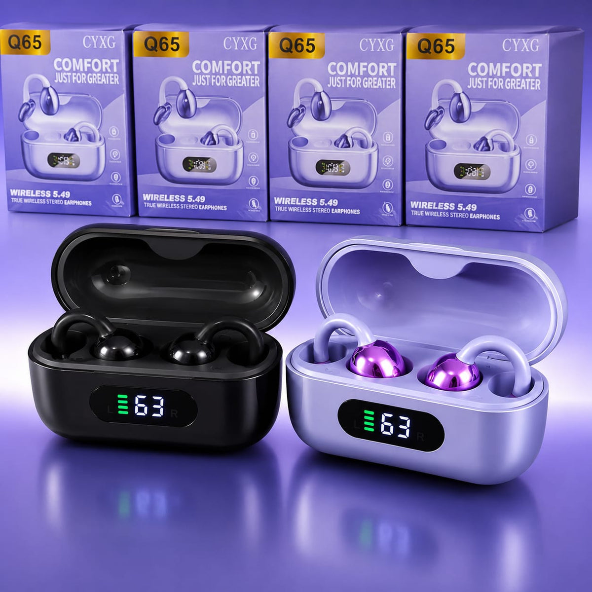 CYXG Q65 Clip Buds – Wireless 5.49 Earbuds