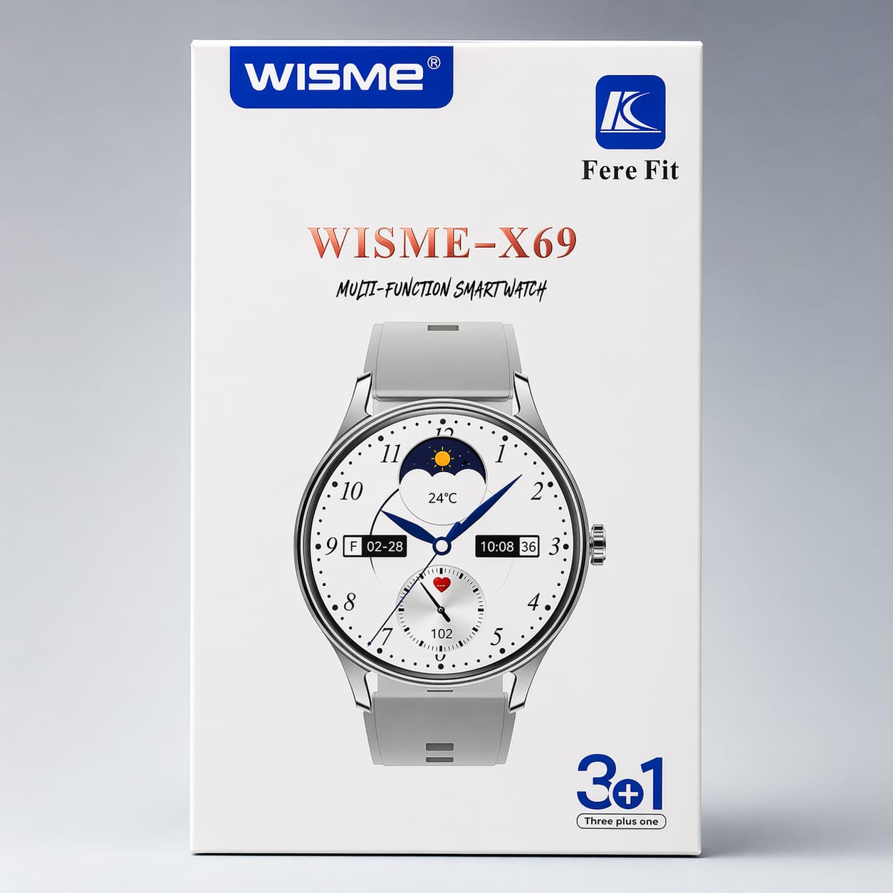 WISME X69 SMART WATCH (3+1 SET)
