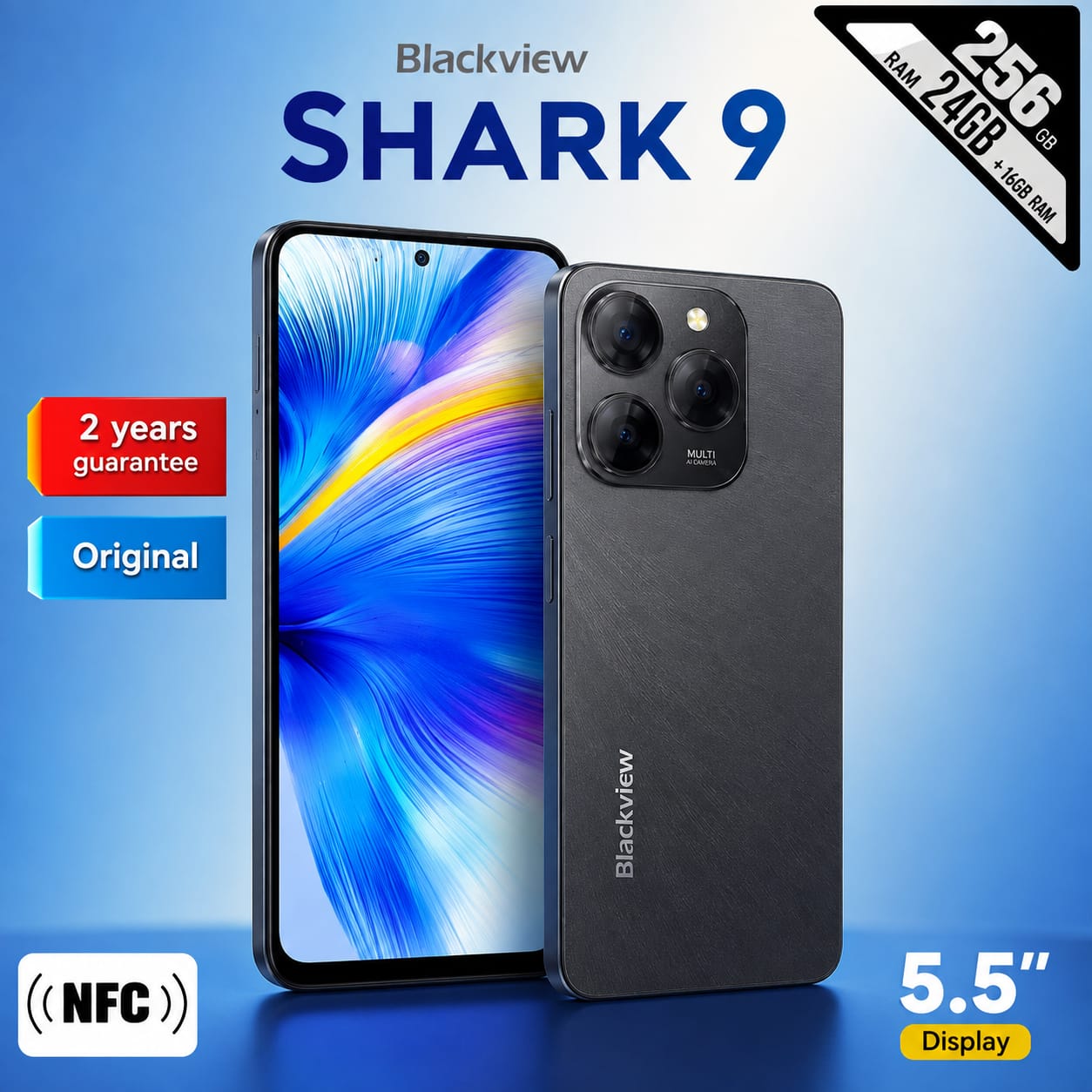 BLACKVIEW SHARK 9 – 5G Smartphone