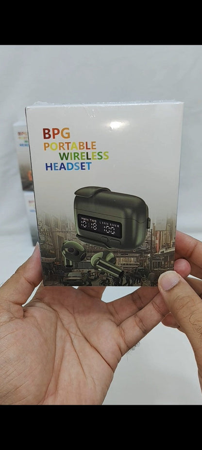 BPG Portable Wireless Headset (LED Display Series)
