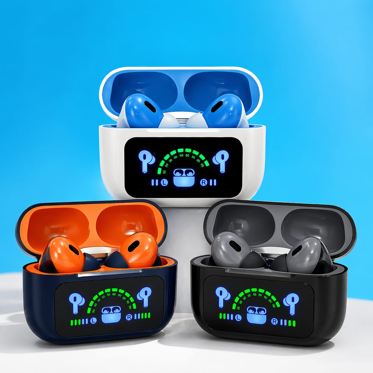 ANC/ENC Smart Display Earbuds