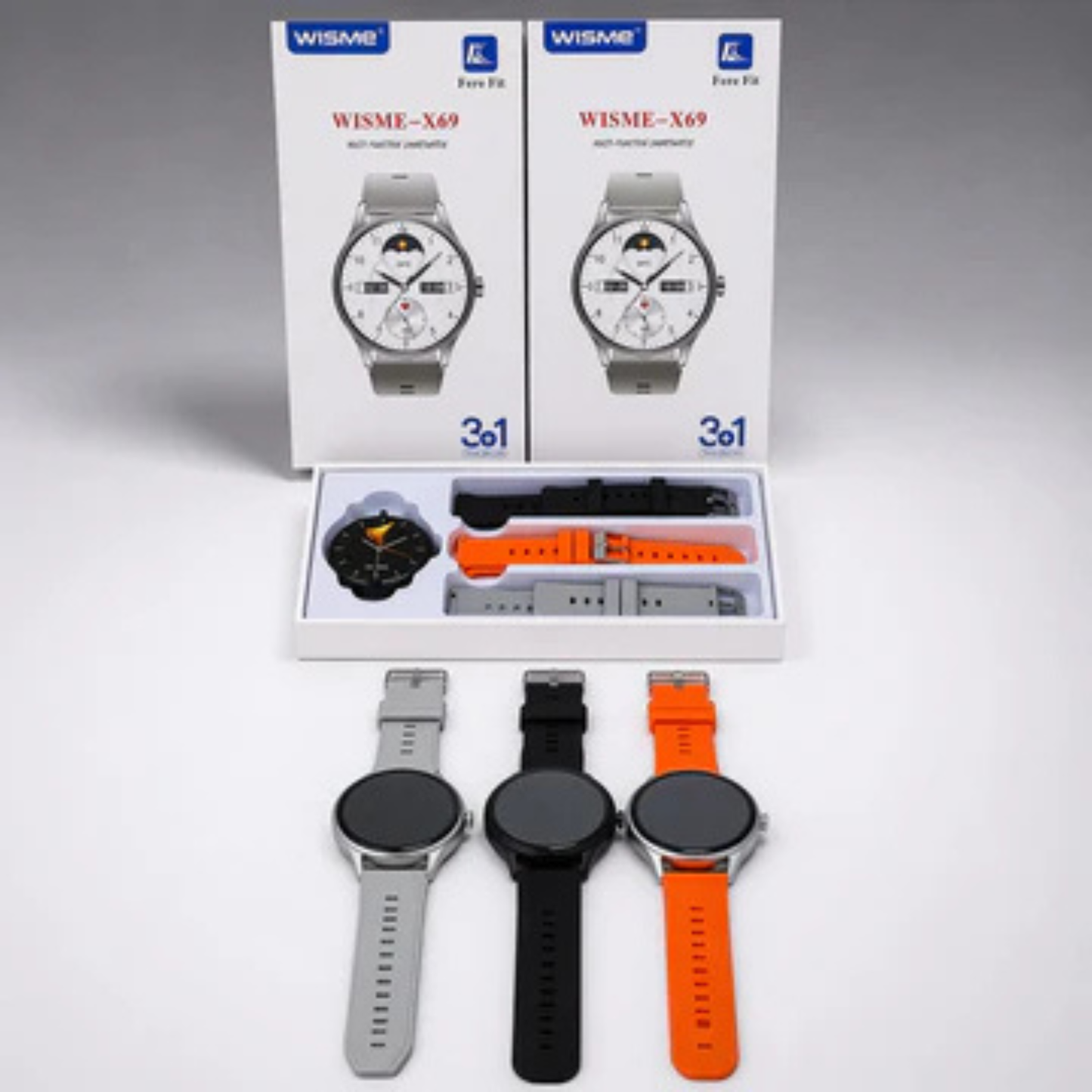 WISME X69 SMART WATCH (3+1 SET)