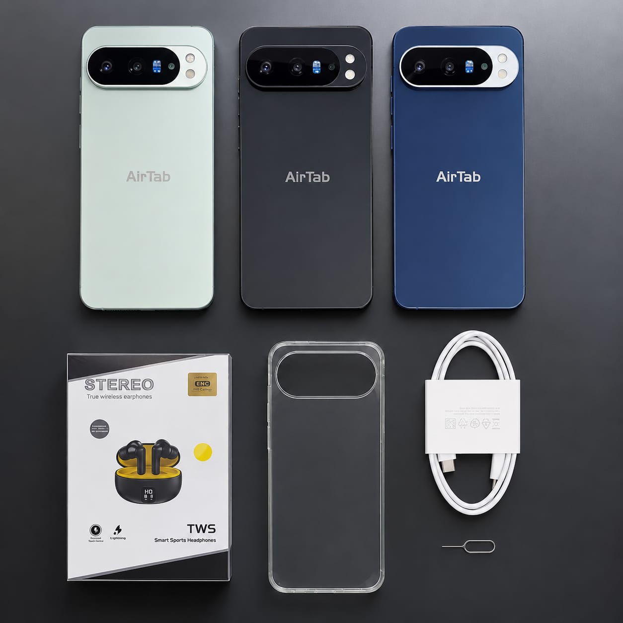 AirTab 5G Smartphone + FREE TWS Earbuds