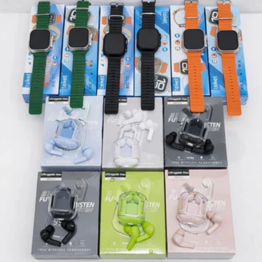 COMBO OFFER – SMARTWATCH + EARBUDS