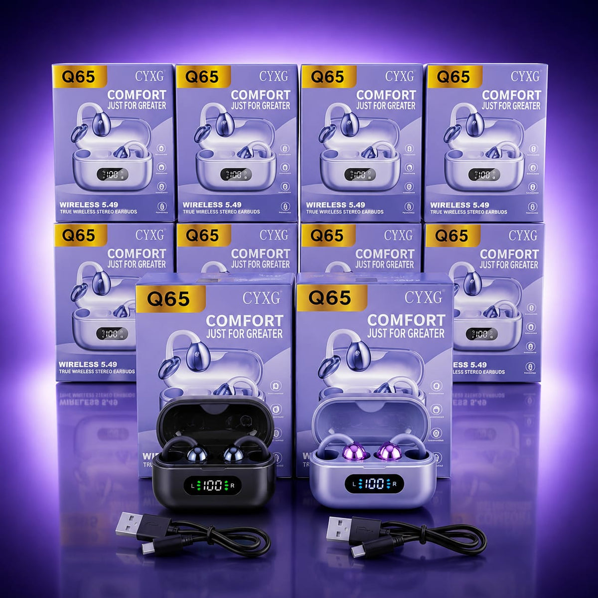 CYXG Q65 Clip Buds – Wireless 5.49 Earbuds