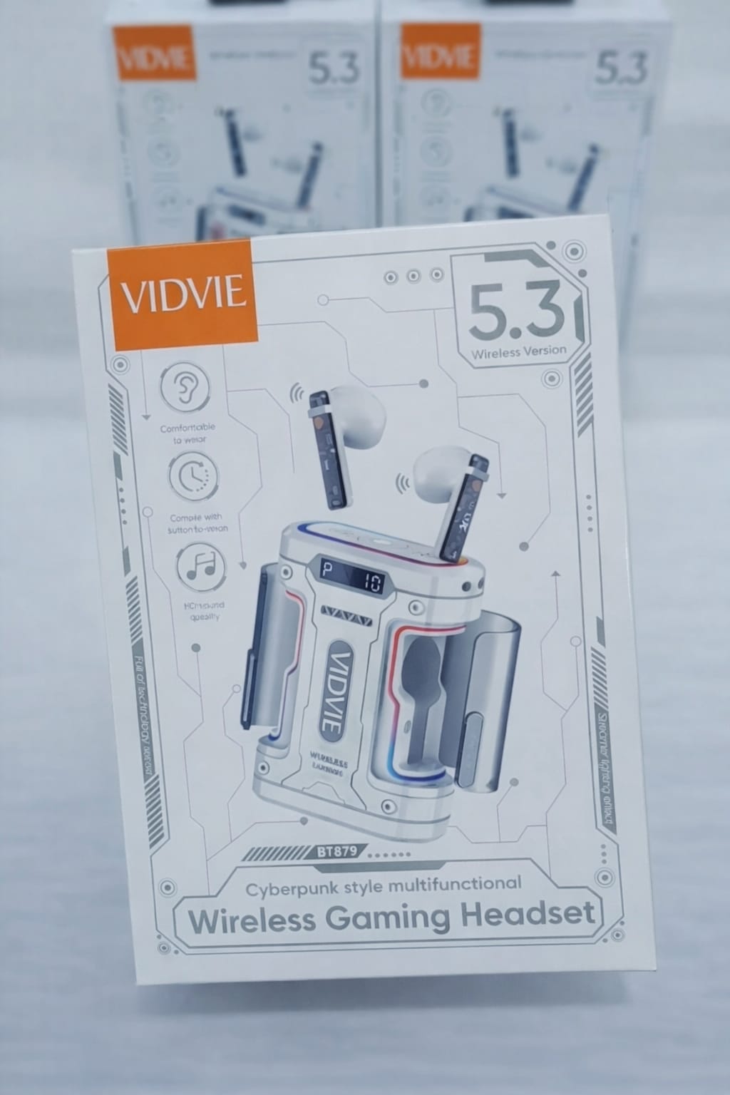 VIDVIE BT879 Cyberpunk Wireless Gaming Headset