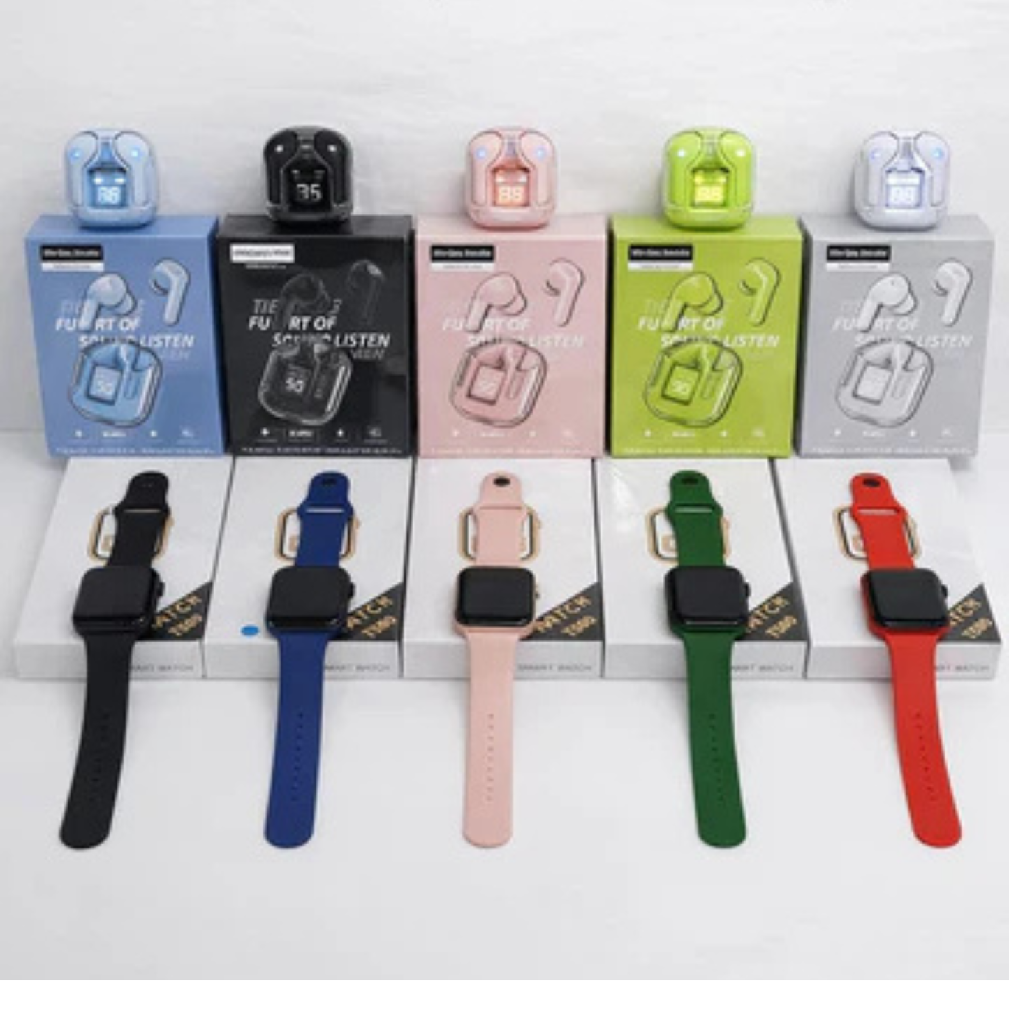 T500 SMARTWATCH + ULTRAPODS 5.3 EARBUDS COMBO