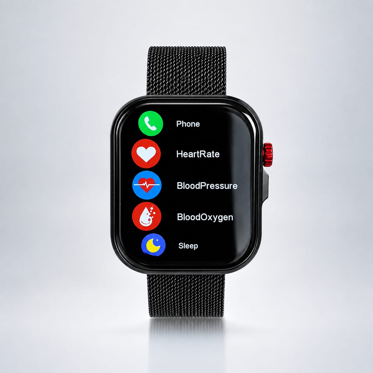 Smart Health Camera Watch with LED Flashlight