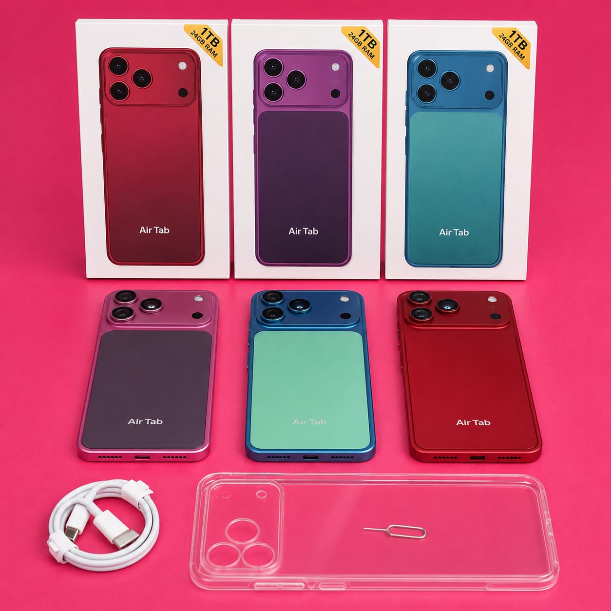 AirTab 17 Pro Max (NFC Support) – 5G Smartphone