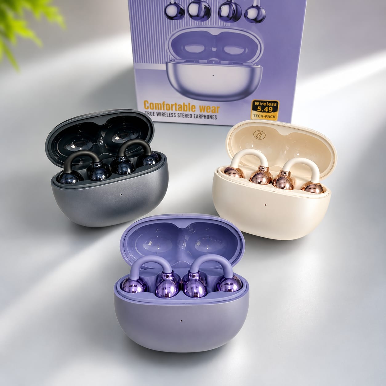 Q74 CYXG Clip Earbuds