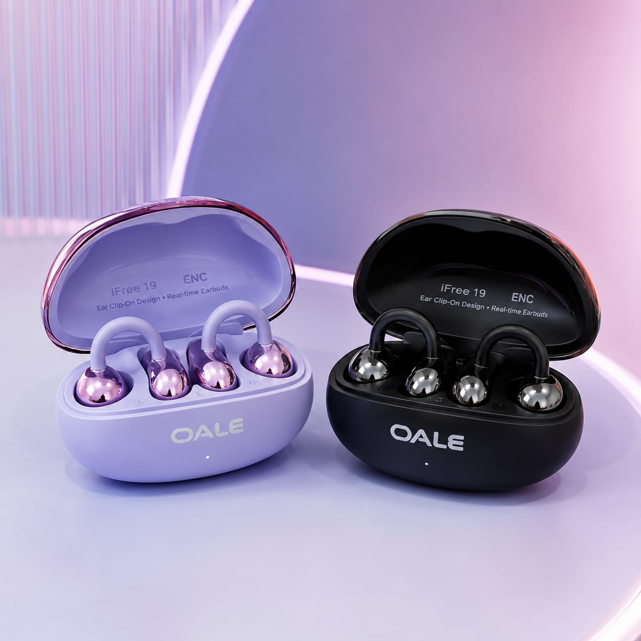 OALE iFree 19 ENC Clip-On Sports Bluetooth Earbuds