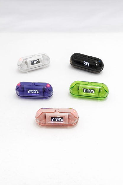 M10 TRANSPARENT DIGITAL DISPLAY TWS EARBUDS
