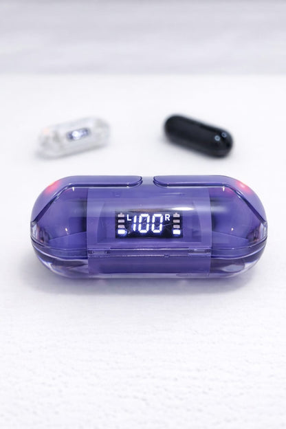 M10 TRANSPARENT DIGITAL DISPLAY TWS EARBUDS
