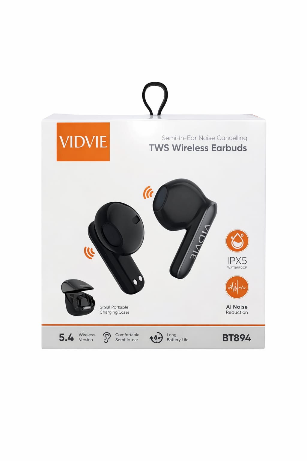 VIDVIE TWS Wireless Earbuds – Model BT894