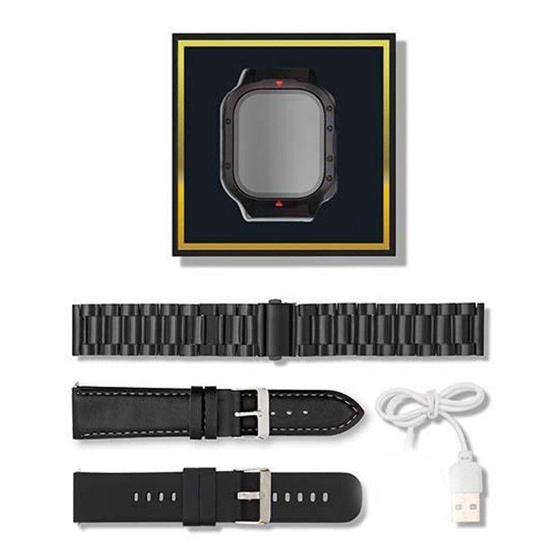 Luxury Square Smartwatch – Multi Strap Edition