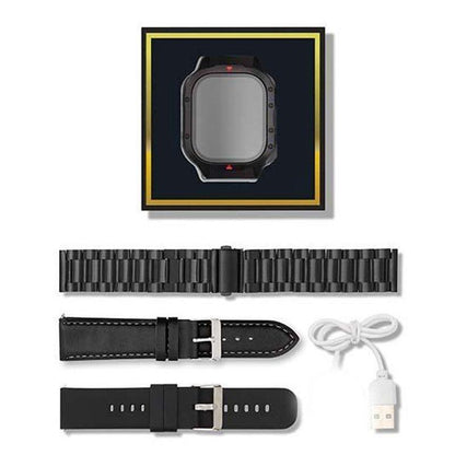 Luxury Square Smartwatch – Multi Strap Edition