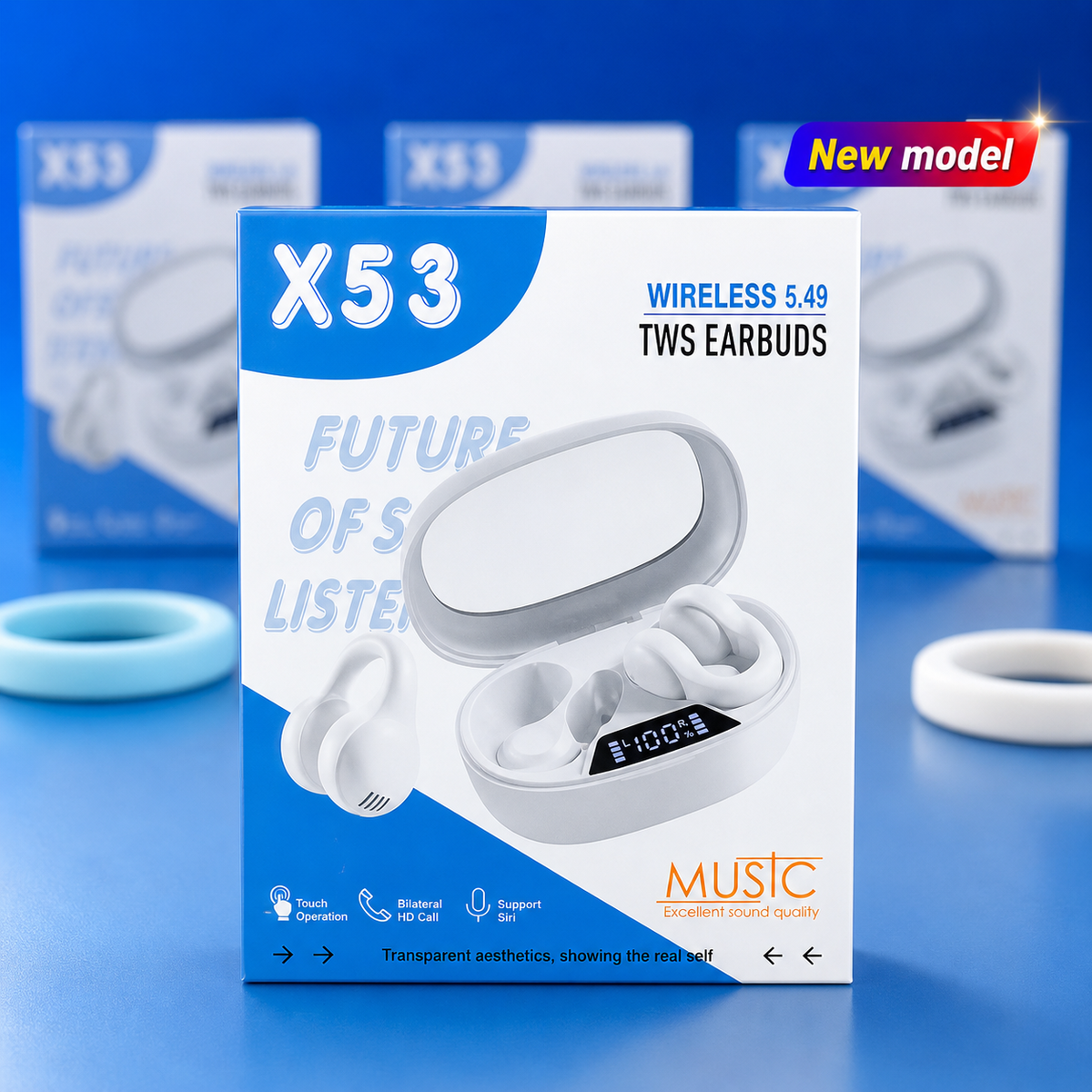 🎧 X53 WIRELESS TWS EARBUDS