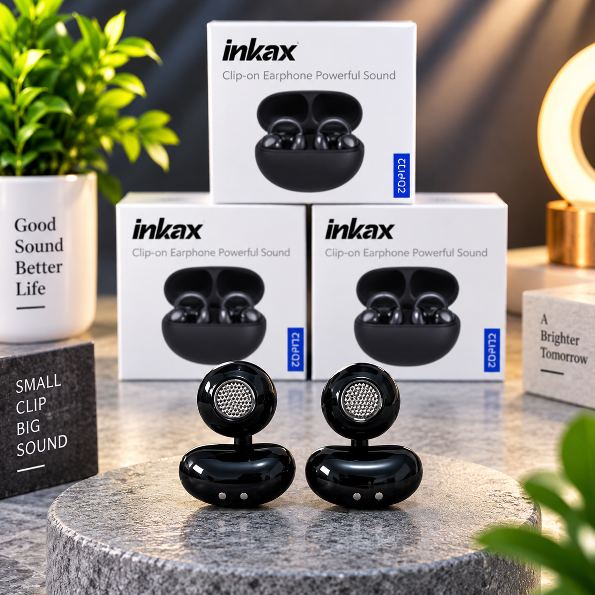 INKAX CLIP-02 – TRUE WIRELESS CLIP-ON EARBUDS