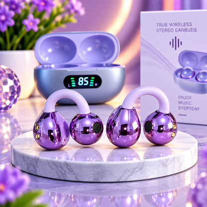 🎧 K01 Clip-On Open-Ear Wireless Earphones