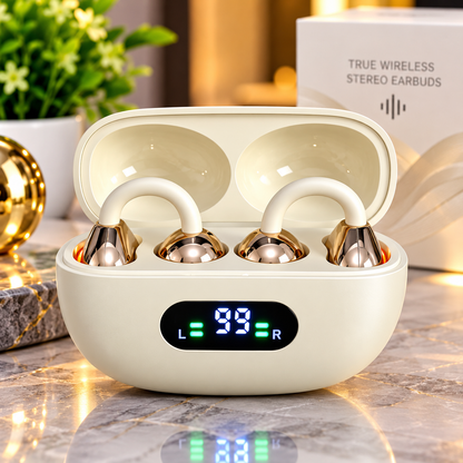 🎧 K01 Clip-On Open-Ear Wireless Earphones