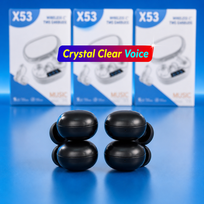 🎧 X53 WIRELESS TWS EARBUDS