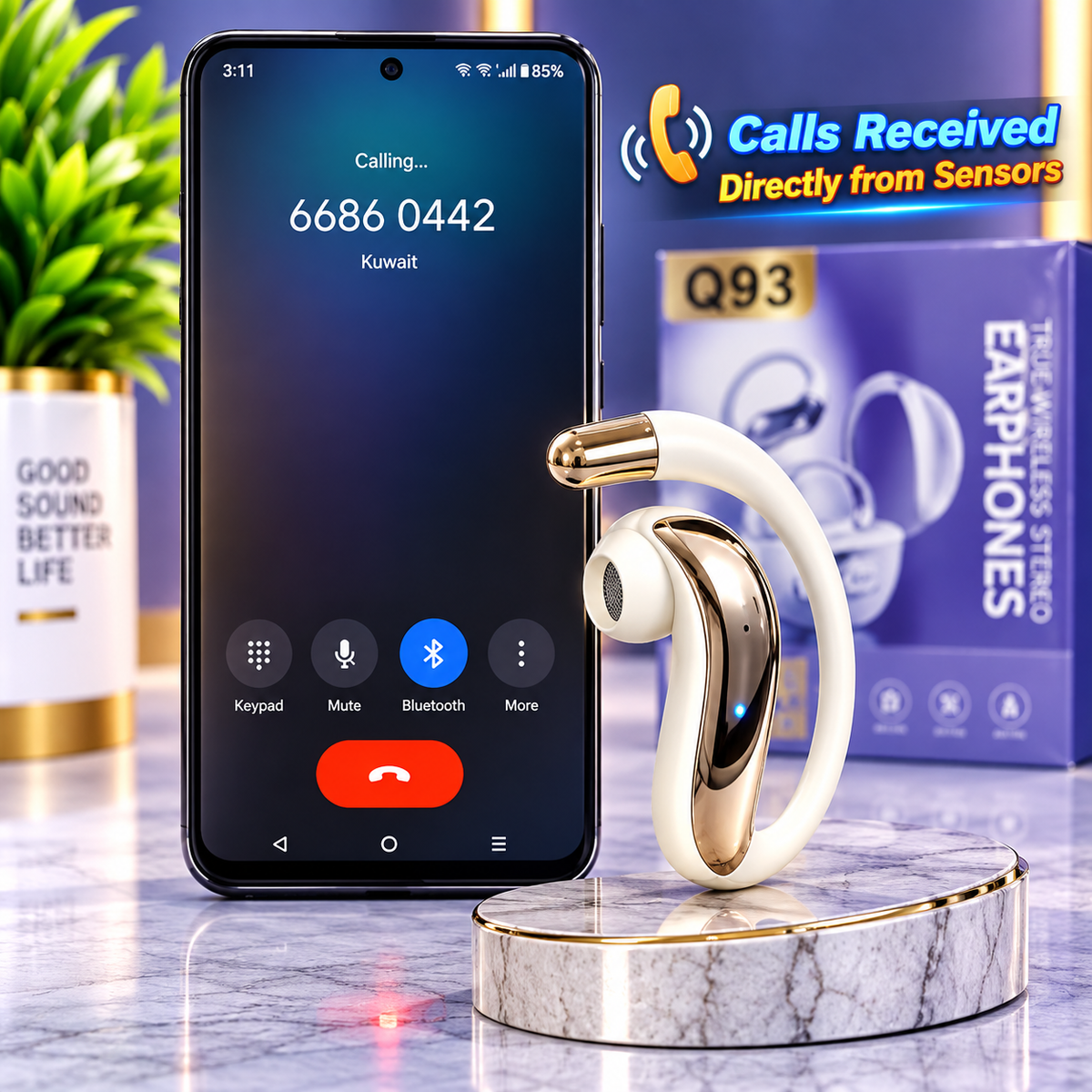 🎧 Q93 TRUE WIRELESS STEREO EARPHONES