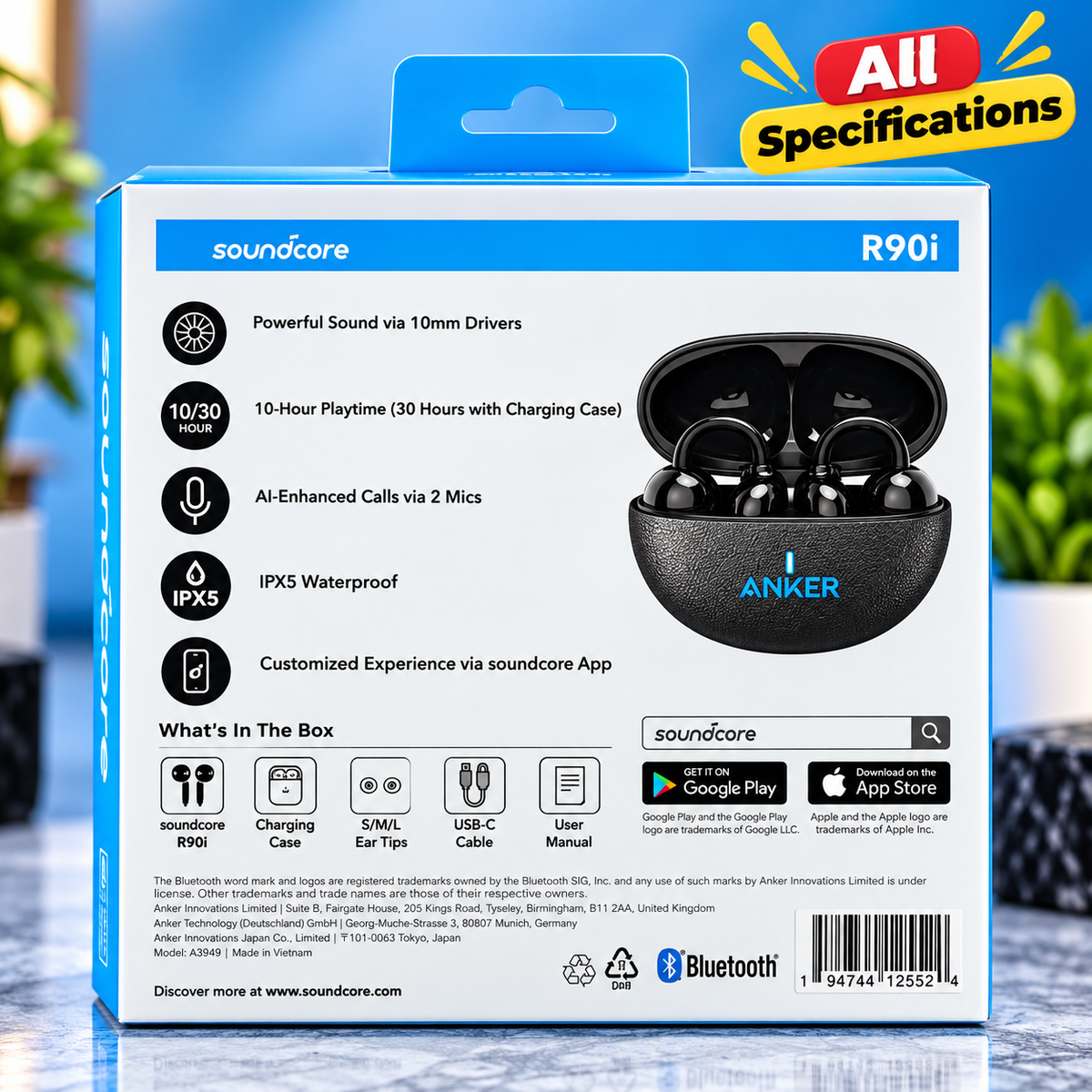 SOUNDCORE BY ANKER R90i – CLIP BUDS 🔥 🇻🇳 MADE IN VIETNAM