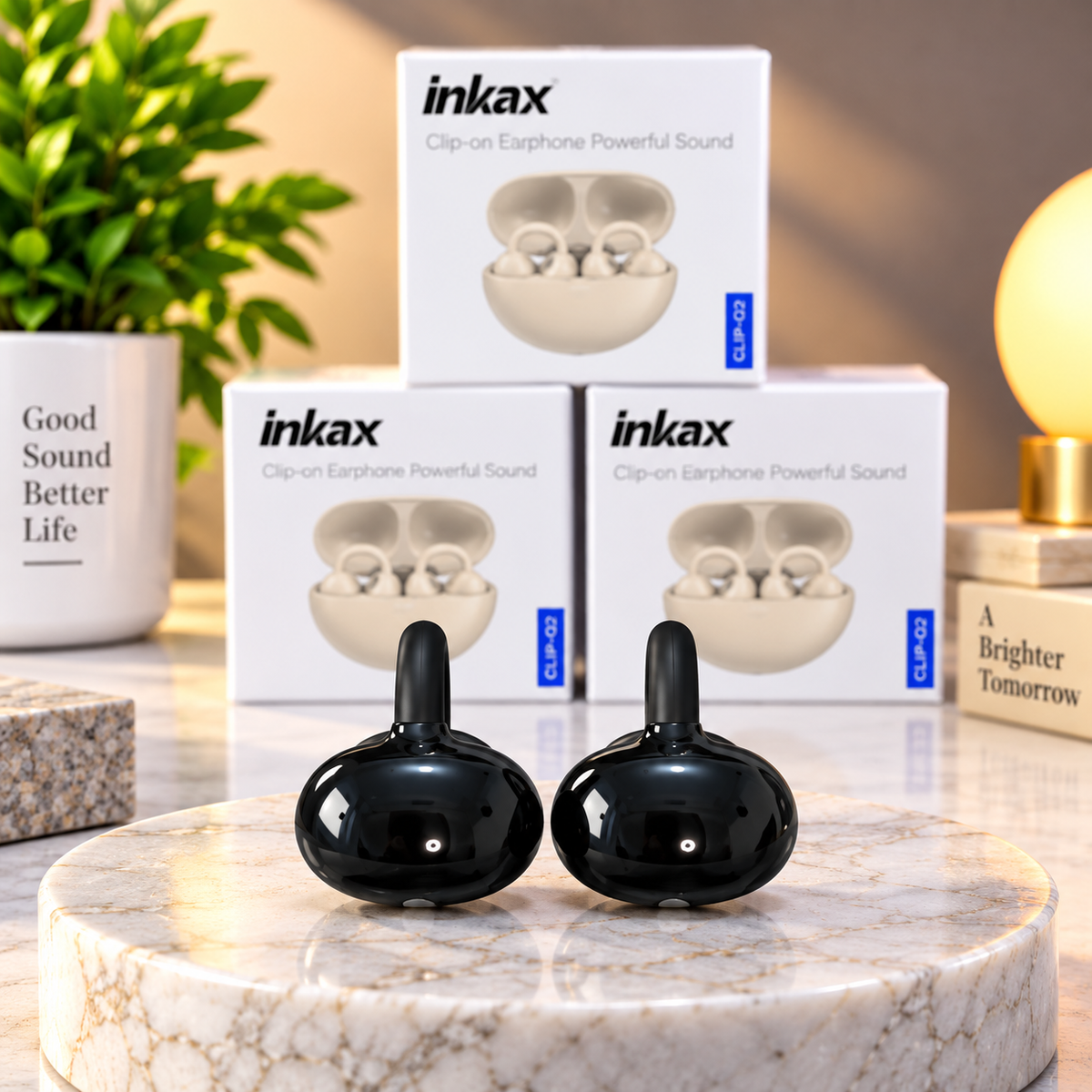 INKAX CLIP-02 – TRUE WIRELESS CLIP-ON EARBUDS