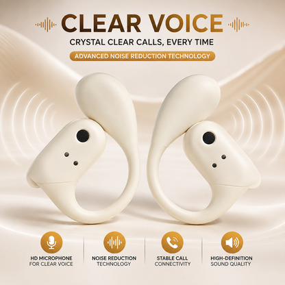 🎧 Q22 Wireless Clip Earbuds