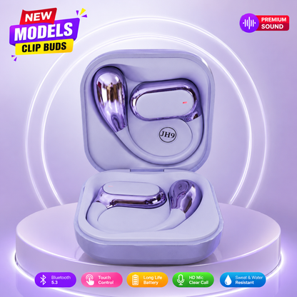 🎧 Q22 Wireless Clip Earbuds