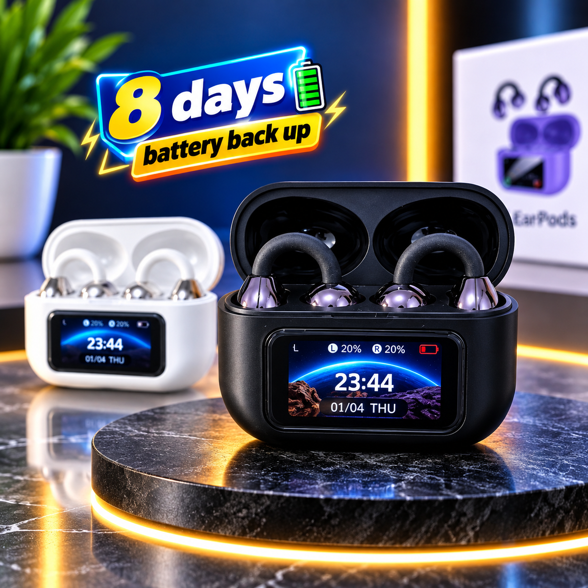BUSD PRO23 – SMART LED CLIP BUDS