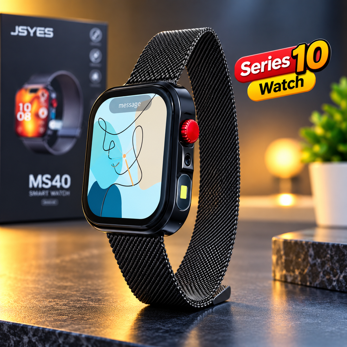 ⌚ JSYES MS40 SERIES 10 SMARTWATCH