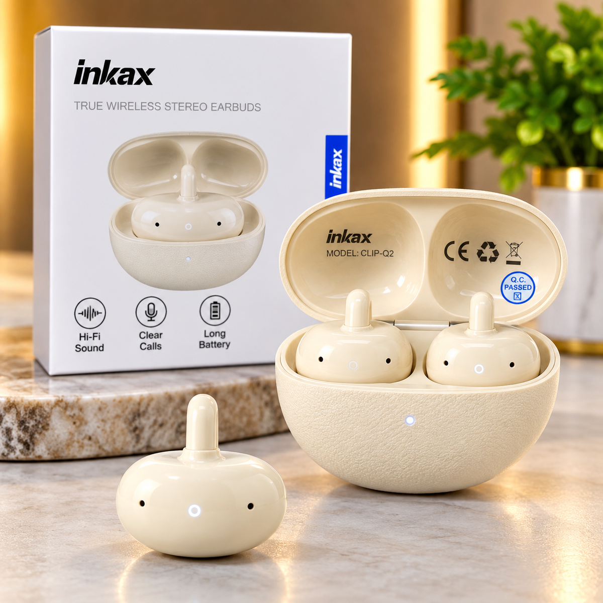 INKAX CLIP-02 – TRUE WIRELESS CLIP-ON EARBUDS