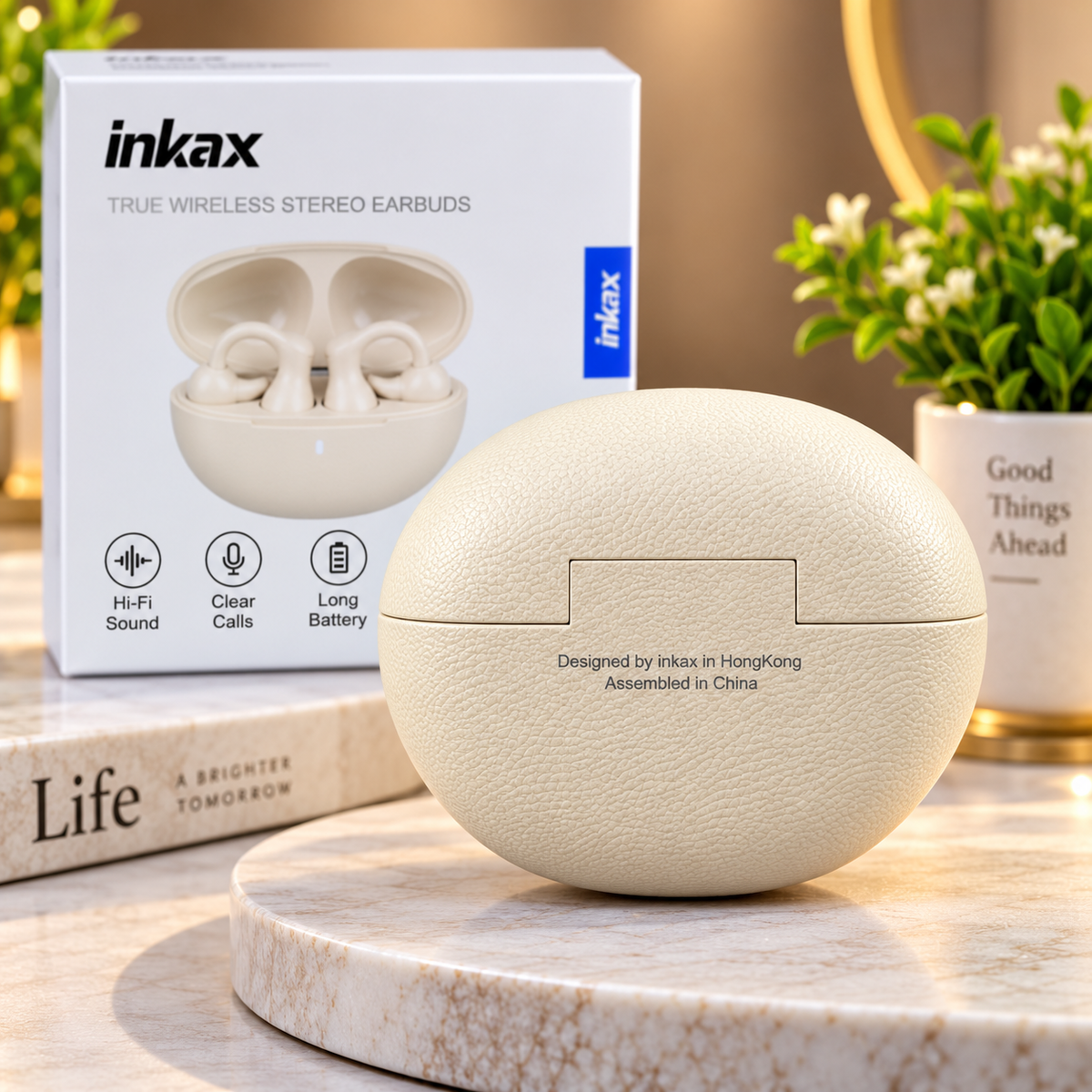 INKAX CLIP-02 – TRUE WIRELESS CLIP-ON EARBUDS