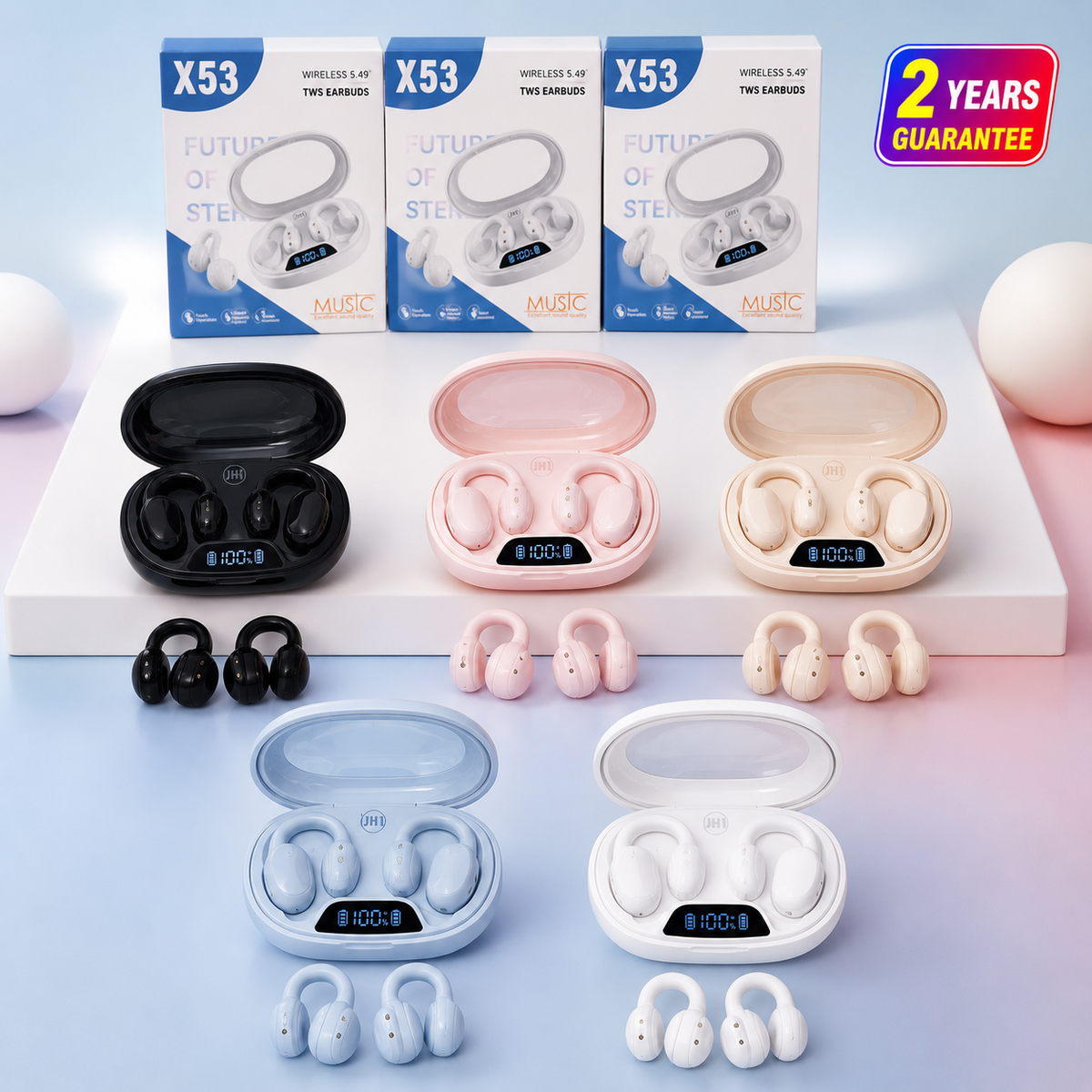 🎧 X53 WIRELESS TWS EARBUDS