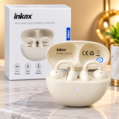 INKAX CLIP-02 – TRUE WIRELESS CLIP-ON EARBUDS