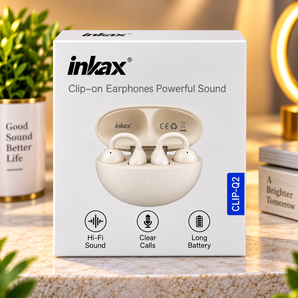 INKAX CLIP-02 – TRUE WIRELESS CLIP-ON EARBUDS