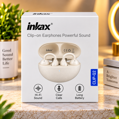 INKAX CLIP-02 – TRUE WIRELESS CLIP-ON EARBUDS