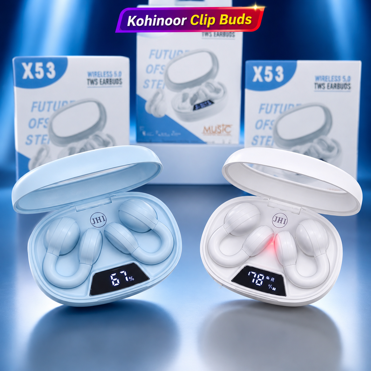 🎧 X53 WIRELESS TWS EARBUDS