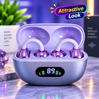 🎧 K01 Clip-On Open-Ear Wireless Earphones