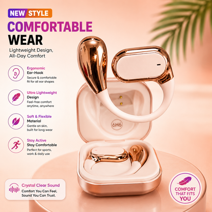 🎧 Q22 Wireless Clip Earbuds