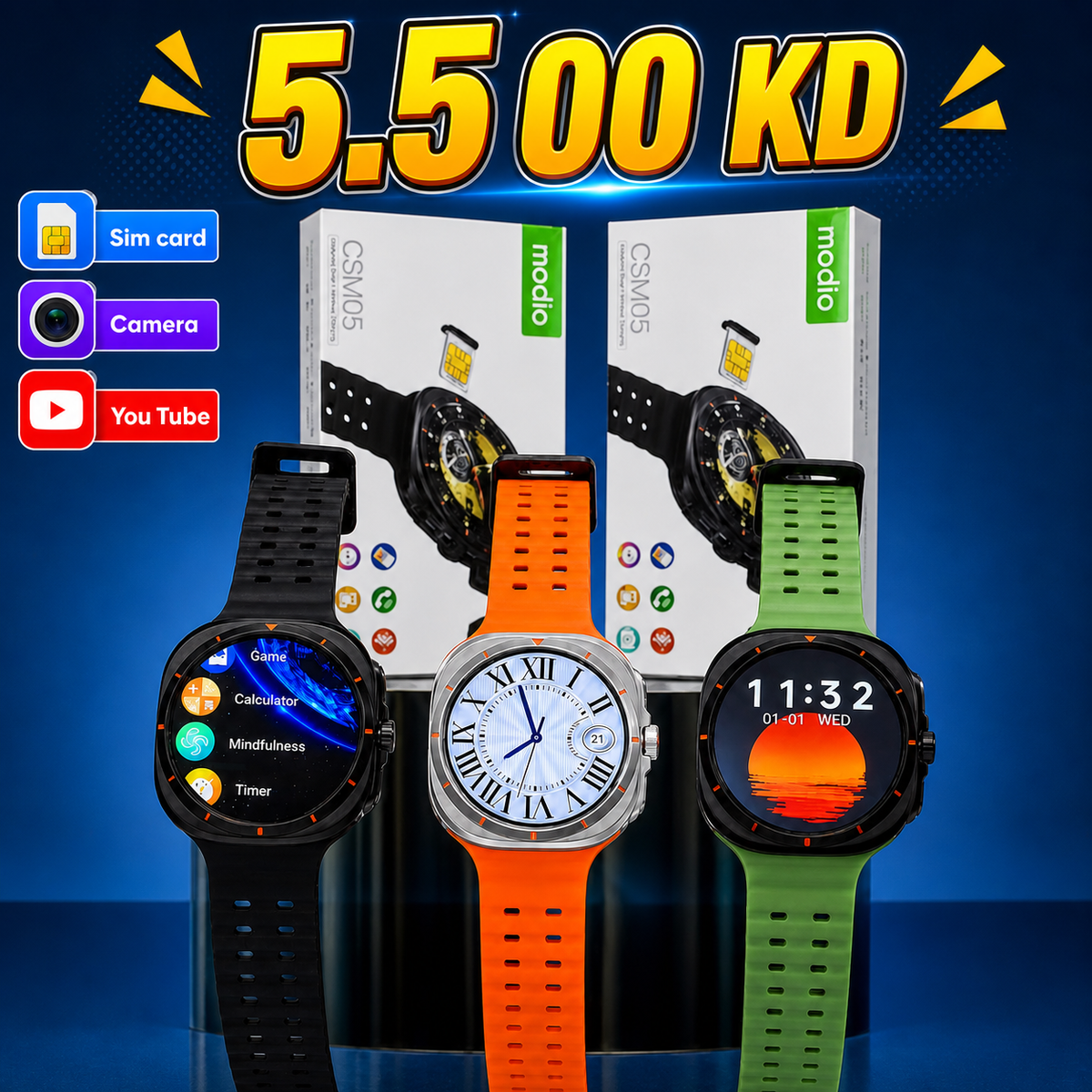 🔥 MODIO SM05 SMART WATCH